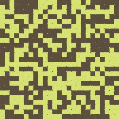 Soyut Geometrik Desen, üretken hesaplama sanatı çizimi 