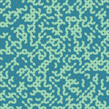 Soyut Geometrik Desen, üretken hesaplama sanatı çizimi