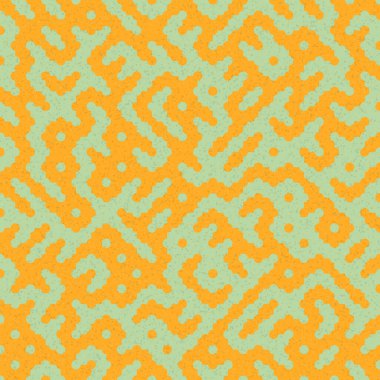 Soyut Geometrik Desen, üretken hesaplama sanatı çizimi