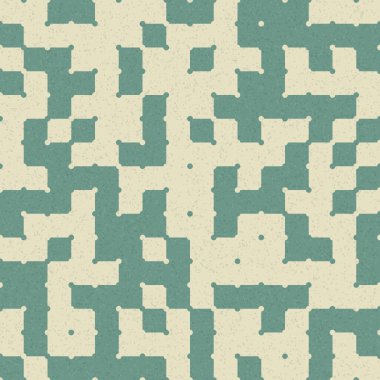 Soyut Geometrik Desen, üretken hesaplama sanatı çizimi