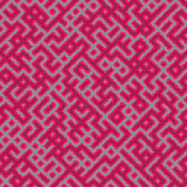 Soyut Geometrik Desen, üretken hesaplama sanatı çizimi 