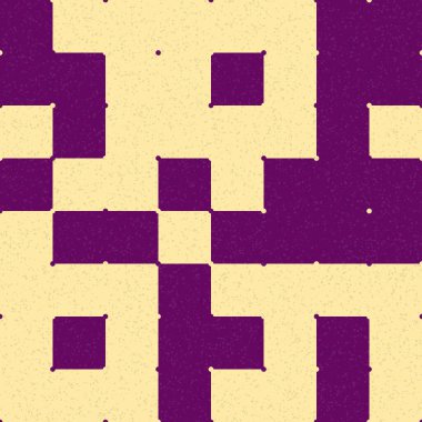 Soyut Geometrik Desen, üretken hesaplama sanatı çizimi 