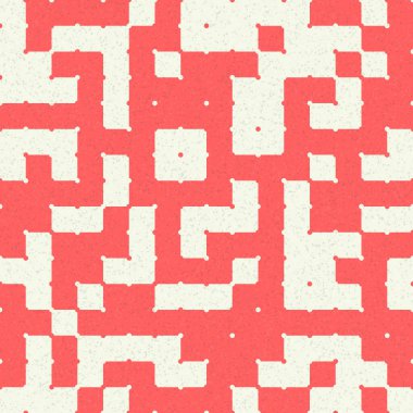 Soyut Geometrik Desen, üretken hesaplama sanatı çizimi