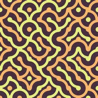 Soyut Geometrik Desen, üretken hesaplama sanatı çizimi