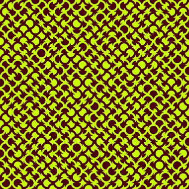 Soyut Geometrik Desen, üretken hesaplama sanatı çizimi 