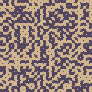 Soyut Geometrik Desen, üretken hesaplama sanatı çizimi 