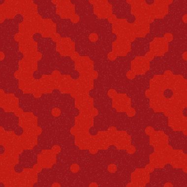 Soyut Geometrik Desen, üretken hesaplama sanatı çizimi