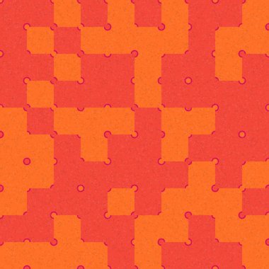 Soyut Geometrik Desen, üretken hesaplama sanatı çizimi