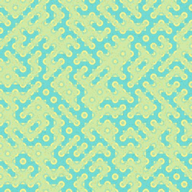 Soyut Geometrik Desen, üretken hesaplama sanatı çizimi