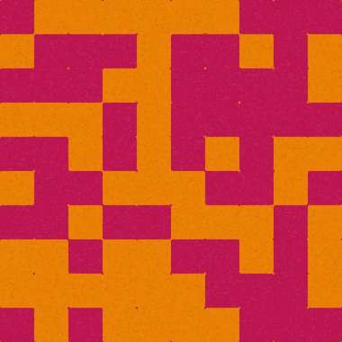 Soyut Geometrik Desen, üretken hesaplama sanatı çizimi 