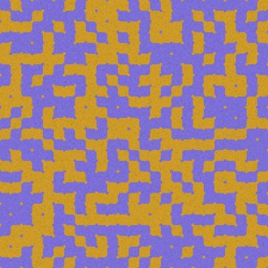 Soyut Geometrik Desen, üretken hesaplama sanatı çizimi