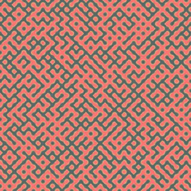 Soyut Geometrik Desen, üretken hesaplama sanatı çizimi