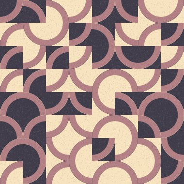 Soyut Geometrik Desen, üretken hesaplama sanatı çizimi