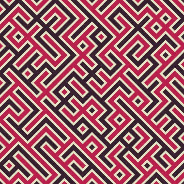 Soyut Geometrik Desen, üretken hesaplama sanatı çizimi