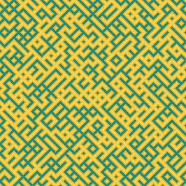 Soyut Geometrik Desen, üretken hesaplama sanatı çizimi