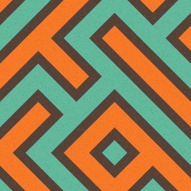 Soyut Geometrik Desen, üretken hesaplama sanatı çizimi