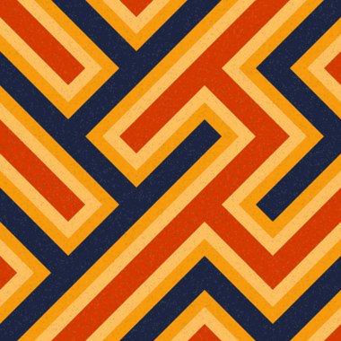 Soyut Geometrik Desen, üretken hesaplama sanatı çizimi