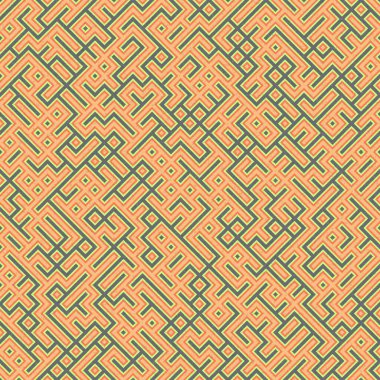 Soyut Geometrik Desen, üretken hesaplama sanatı çizimi