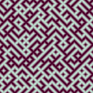 Soyut Geometrik Desen, üretken hesaplama sanatı çizimi