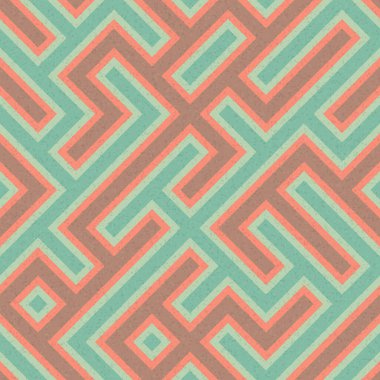 Soyut Geometrik Desen, üretken hesaplama sanatı çizimi