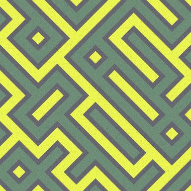 Soyut Geometrik Desen, üretken hesaplama sanatı çizimi