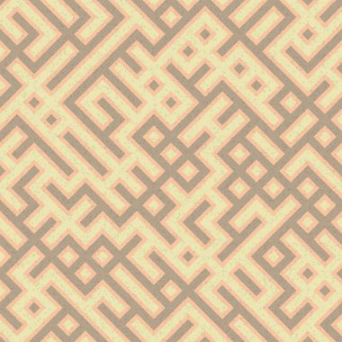 Soyut Geometrik Desen, üretken hesaplama sanatı çizimi