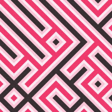 Soyut Geometrik Desen, üretken hesaplama sanatı çizimi