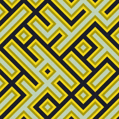 Soyut Geometrik Desen, üretken hesaplama sanatı çizimi