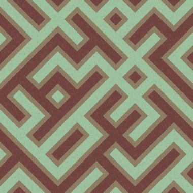 Soyut Geometrik Desen, üretken hesaplama sanatı çizimi