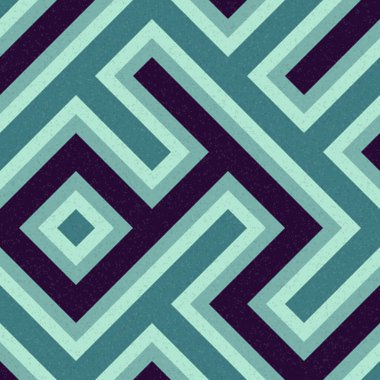 Soyut Geometrik Desen, üretken hesaplama sanatı çizimi