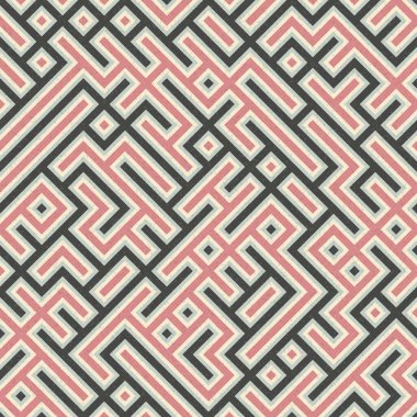 Soyut Geometrik Desen, üretken hesaplama sanatı çizimi