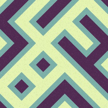 Soyut Geometrik Desen, üretken hesaplama sanatı çizimi