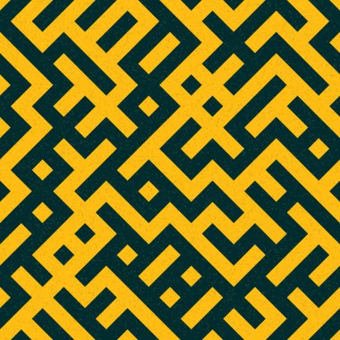 Soyut Geometrik Desen, üretken hesaplama sanatı çizimi