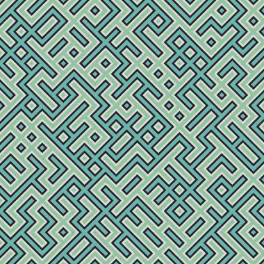 Soyut Geometrik Desen, üretken hesaplama sanatı çizimi