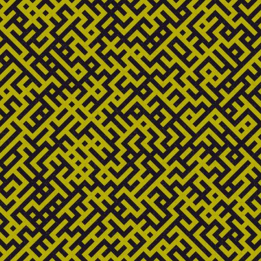 Soyut Geometrik Desen, üretken hesaplama sanatı çizimi