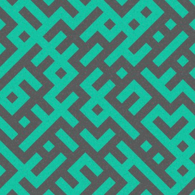 Soyut Geometrik Desen, üretken hesaplama sanatı çizimi