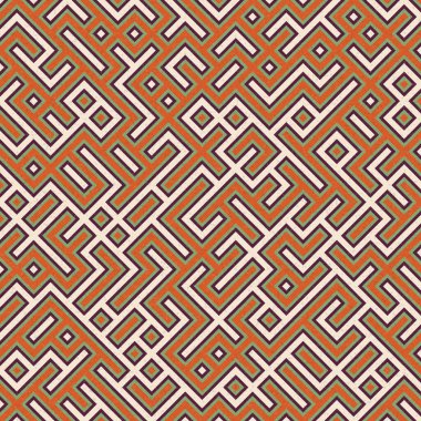 Soyut Geometrik Desen, üretken hesaplama sanatı çizimi