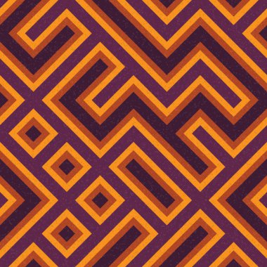 Soyut Geometrik Desen, üretken hesaplama sanatı çizimi