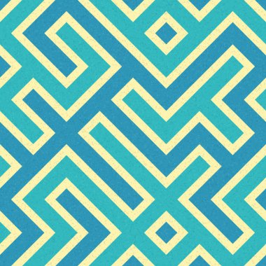 Soyut Geometrik Desen, üretken hesaplama sanatı çizimi