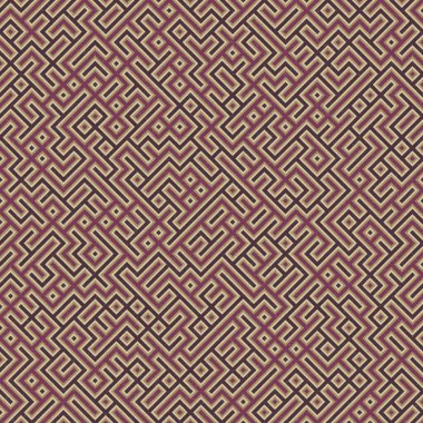 Soyut Geometrik Desen, üretken hesaplama sanatı çizimi