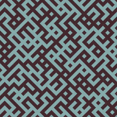 Soyut Geometrik Desen, üretken hesaplama sanatı çizimi