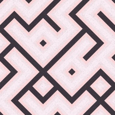 Soyut Geometrik Desen, üretken hesaplama sanatı çizimi