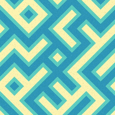 Soyut Geometrik Desen, üretken hesaplama sanatı çizimi