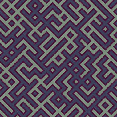 Soyut Geometrik Desen, üretken hesaplama sanatı çizimi