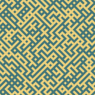 Soyut Geometrik Desen, üretken hesaplama sanatı çizimi