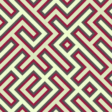 Soyut Geometrik Desen, üretken hesaplama sanatı çizimi