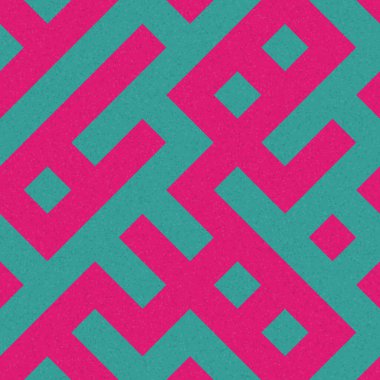 Soyut Geometrik Desen, üretken hesaplama sanatı çizimi