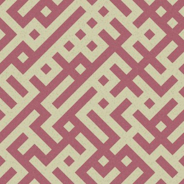 Soyut Geometrik Desen, üretken hesaplama sanatı çizimi