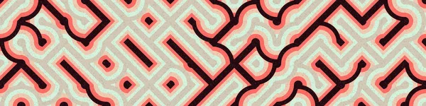 Soyut Geometrik Desen üretken hesaplama sanatı çizimi