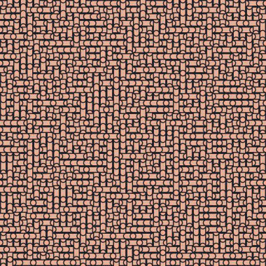 Soyut Geometrik Desen üretken hesaplama sanatı çizimi